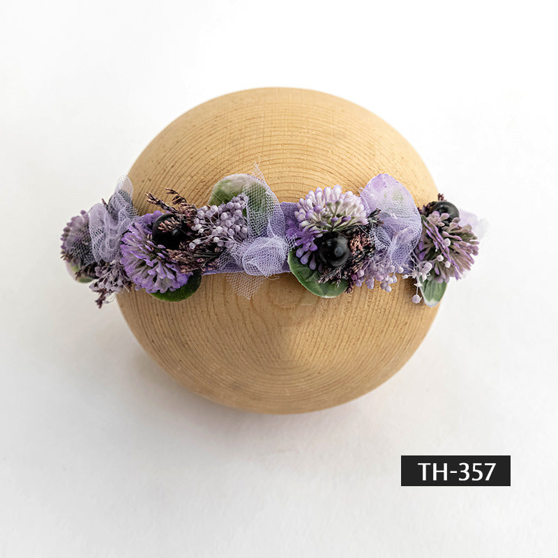 Newborn Photography Faux Flower Headband Hair Accessories TH3