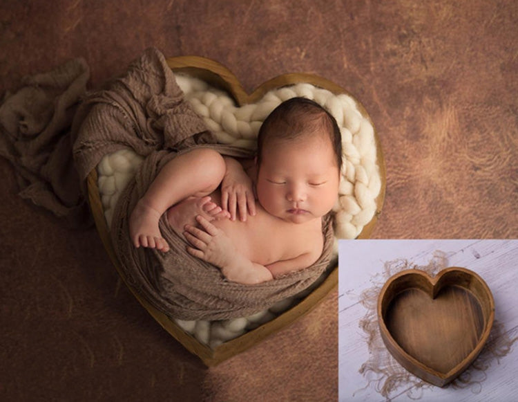 DBackdrop Wooden Heart Shaped Newborn Photography Props SYPJ4