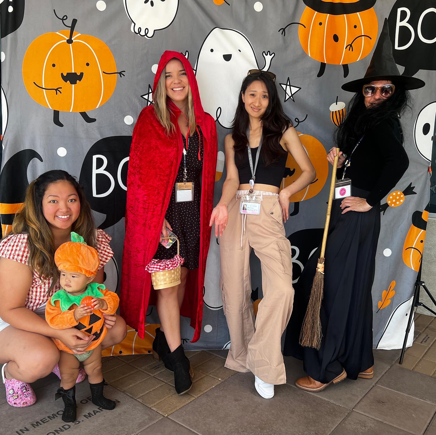 Halloween Cartoon Pumpkin Ghost Candy Backdrop UK M6-137