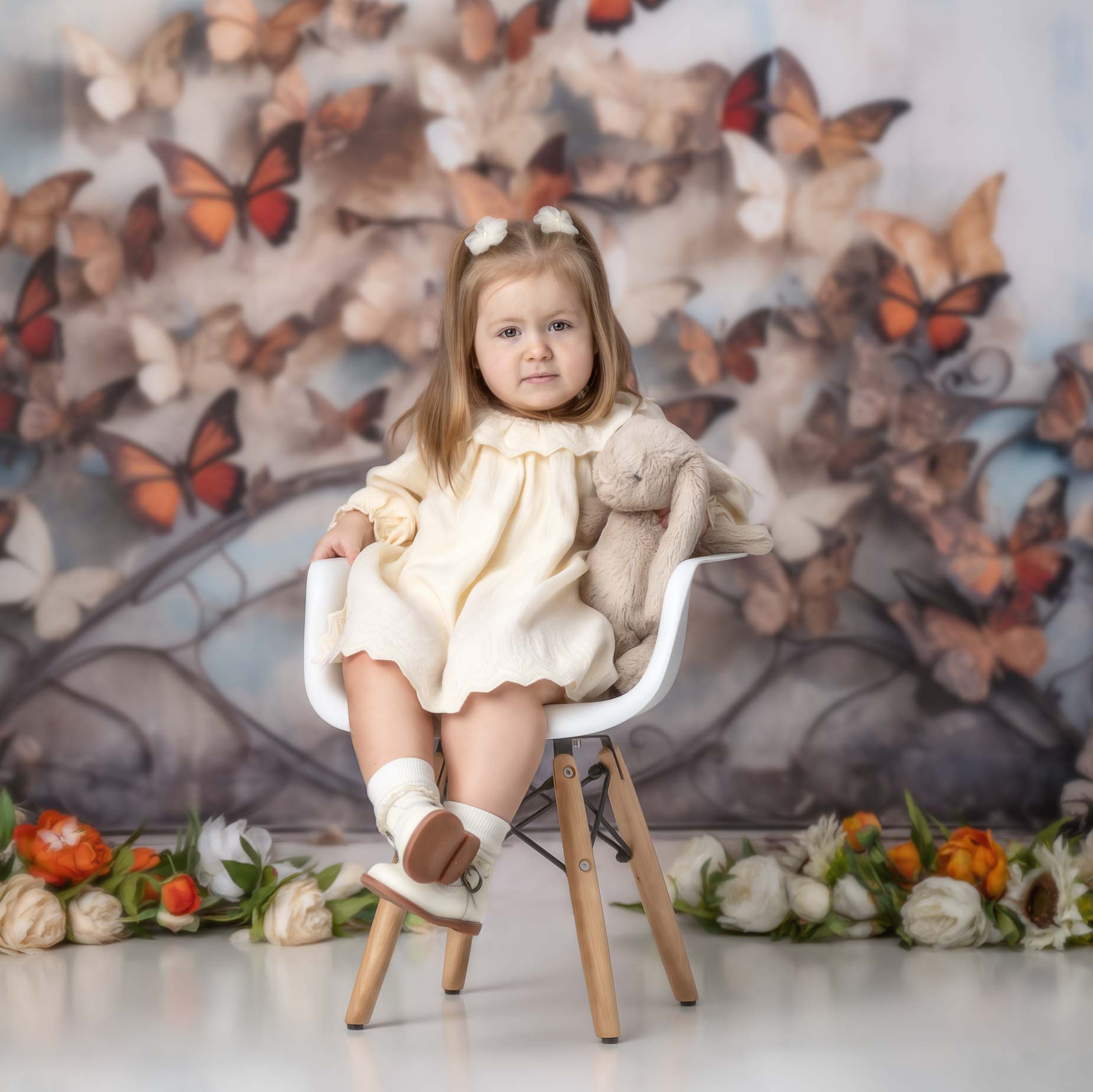 Artistic Autumn Tree with Butterflies Backdrop UK BRP7-201