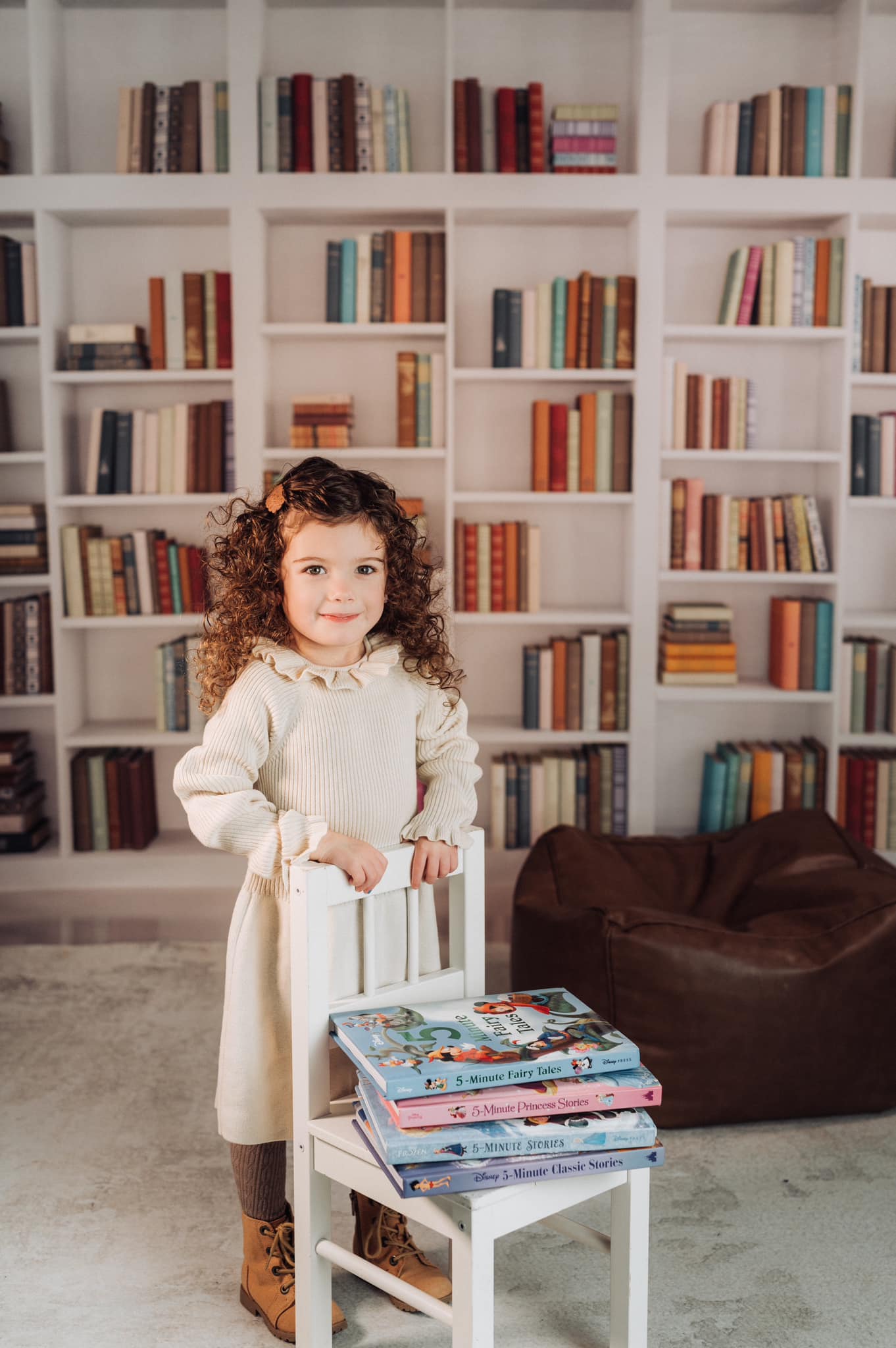 Bookshelf  backdrop UK for School Photography GX-1029