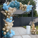 Vintage Navy Blue Luxury Birthday Party Wedding Venue Balloon Garland Chain Set BA28