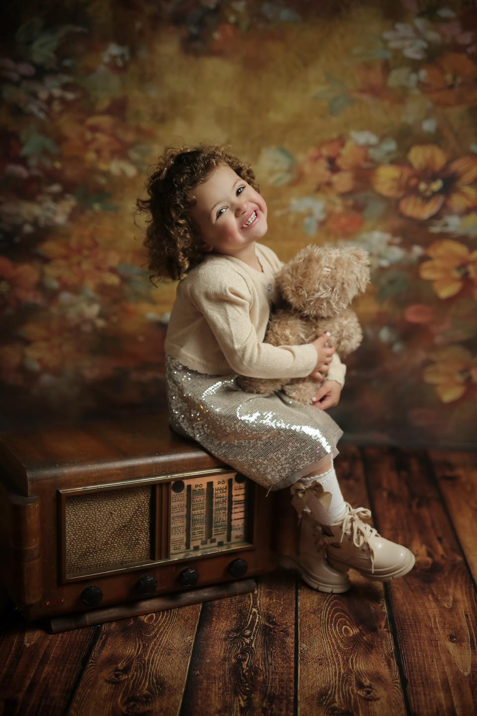 Floral  Newborn Baby Photography Backdrop  CM-4804