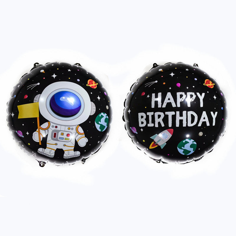 Astronaut Rocket Kids Party Decoration Aluminum Film Balloon BA1