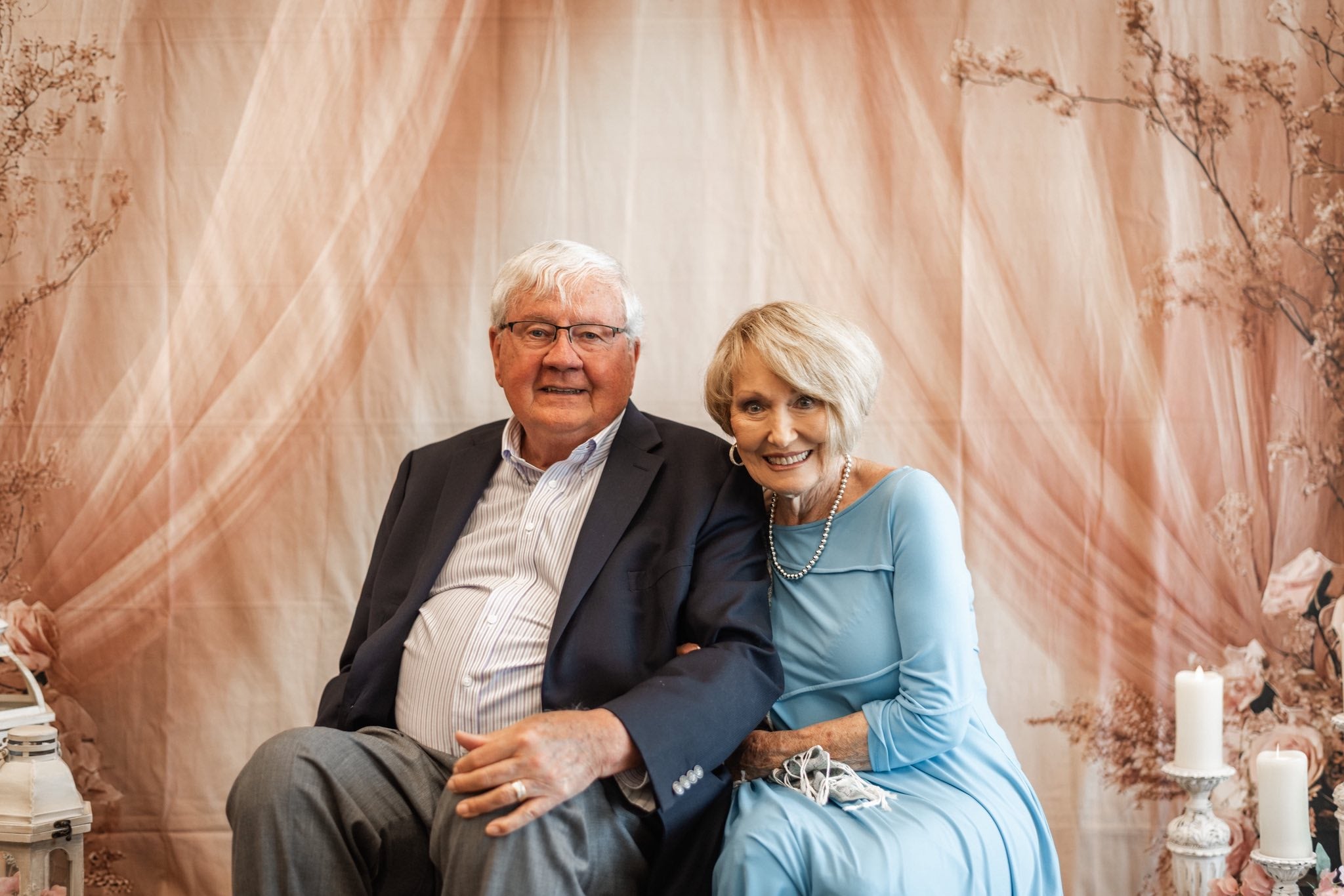 Happy Mother's Day Backdrop Dreamy Floral Silk Bow Backdrop UK GQ2-119