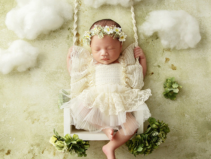 Newborn Photography Faux Flower Headband Hair Accessories TH3