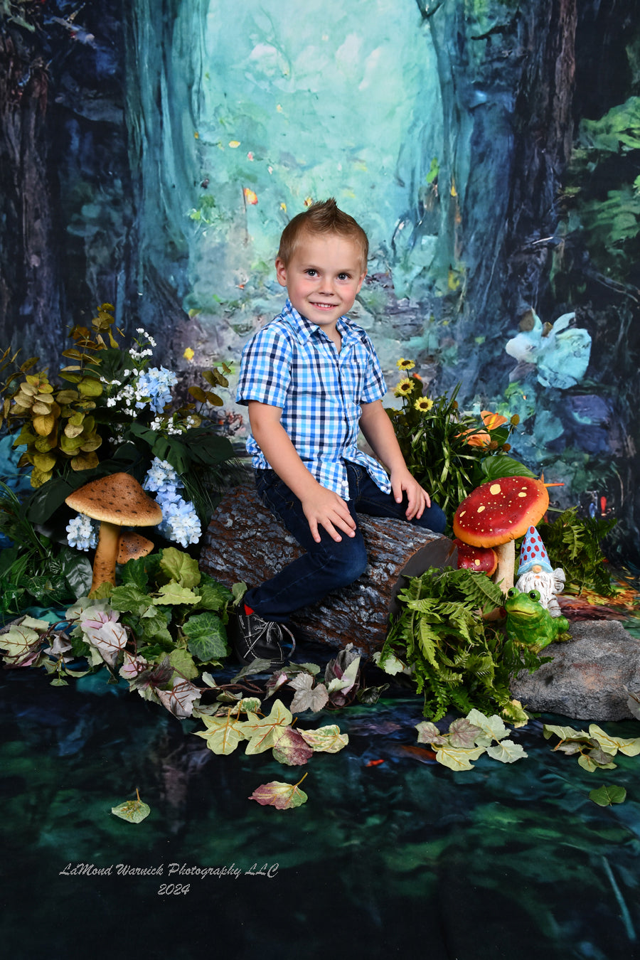 Mystic Forest Fairy Tale Door Photography Backdrop UK M-79