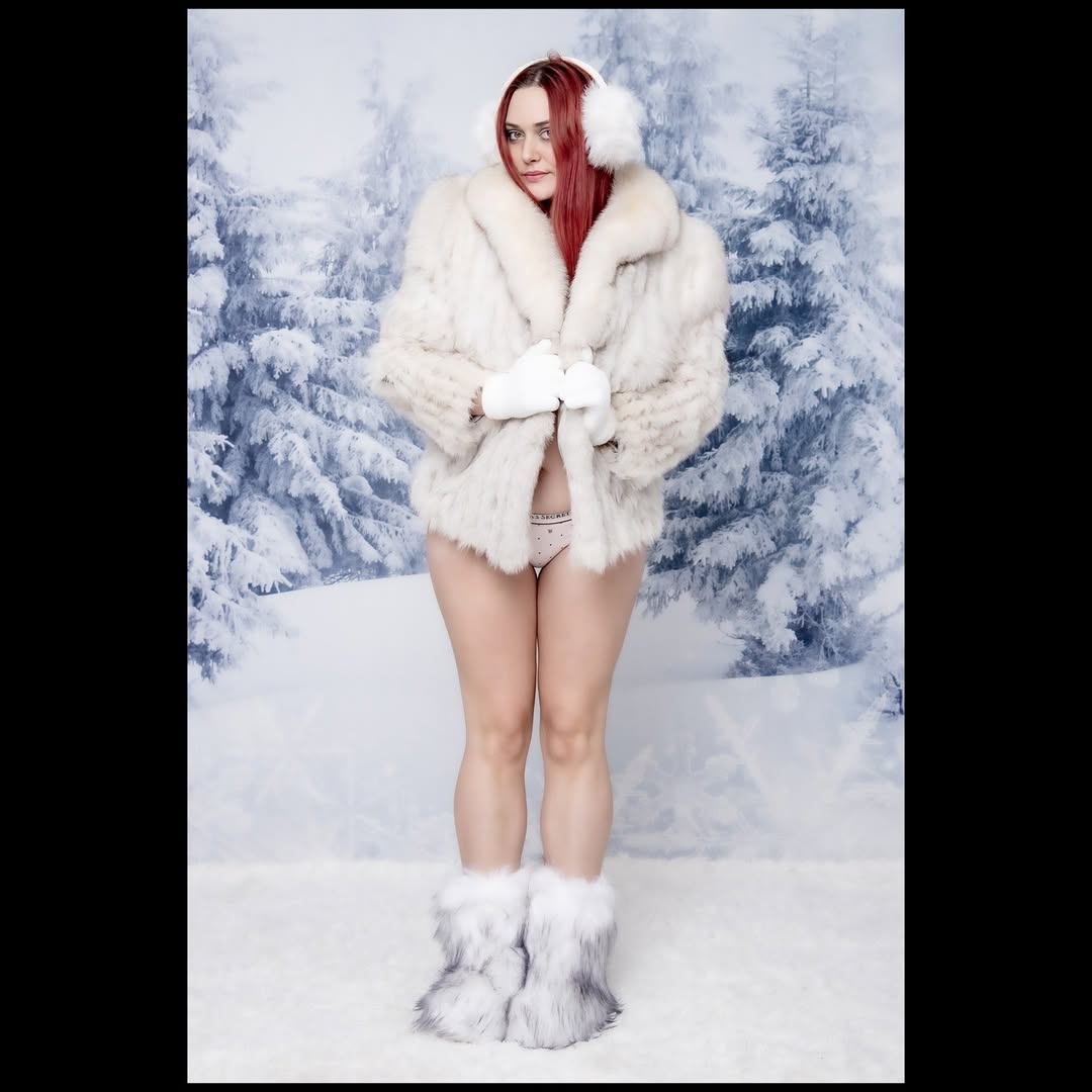 Snow backdrop UK Trees Winter for Photos CM-st-081-E