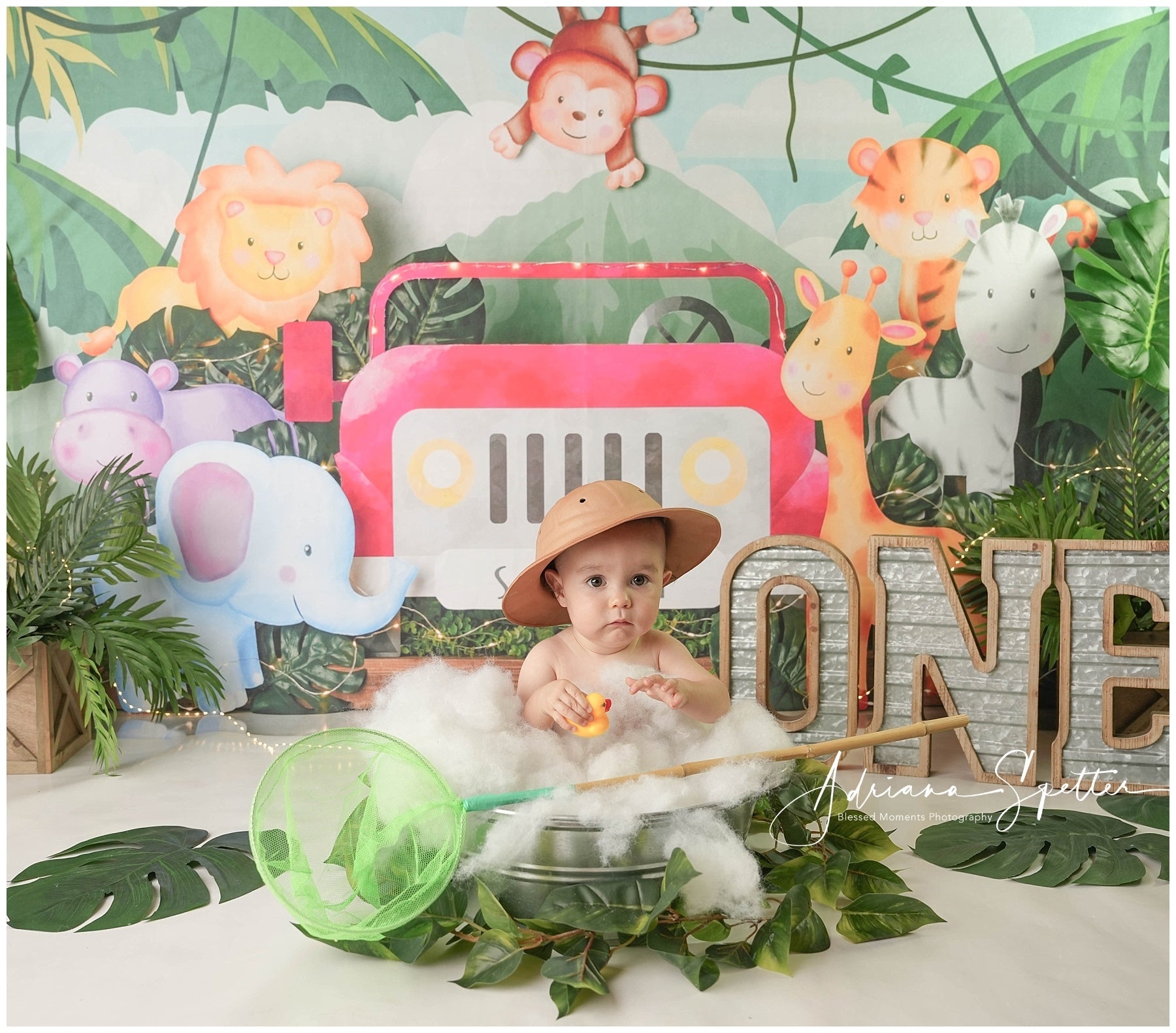 Kids Photo Backdrop Safari Jungle Adventure Children Backdrops UK MRR10-50