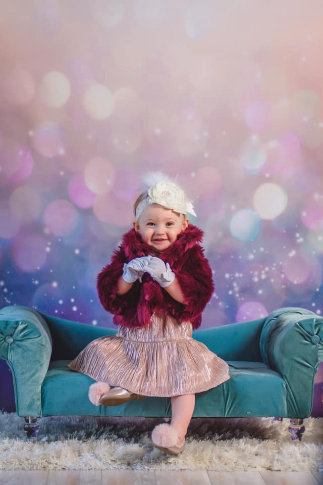 Bokeh Backdrop Soft Gold Sparkles Bokeh Photo Backdrop UK MRR10-31