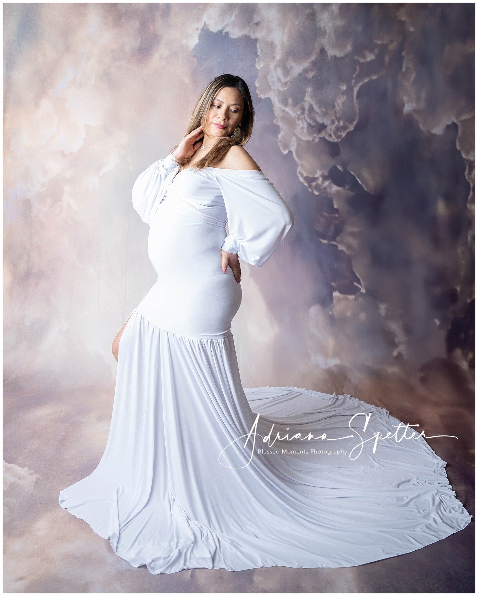 Clouds Backdrop Cloudy Sky Soft Clouds Sky Photo Backdrop UK MRR10-56