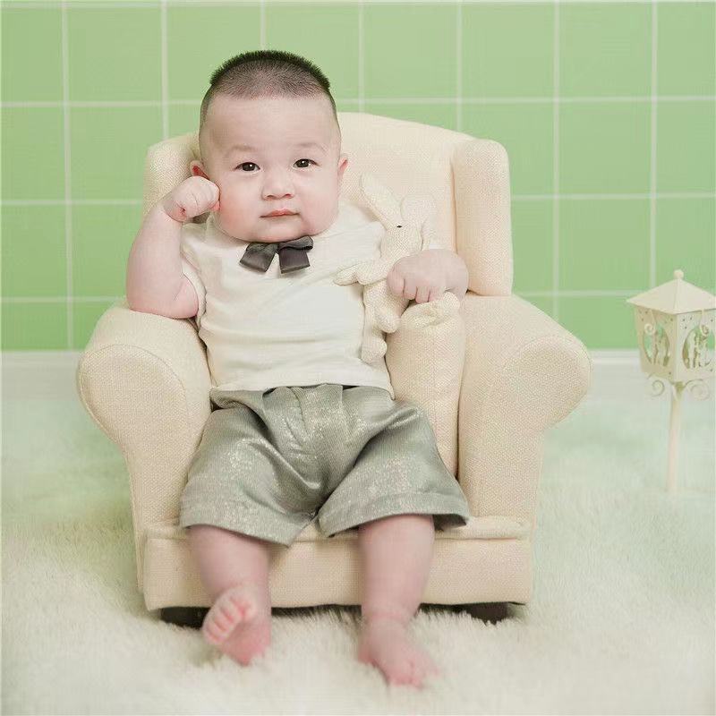 DBackdrop Fabric Mini Sofa Newborn Photography Props SYPJ1