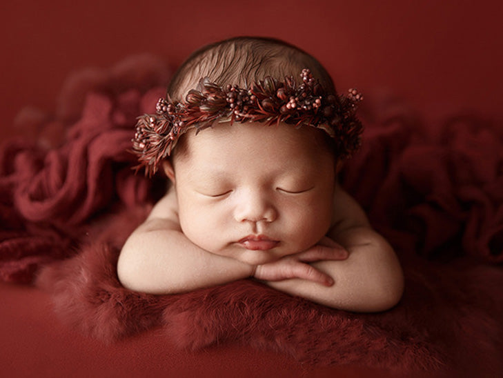 Newborn Photography Faux Flower Headband Hair Accessories TH3