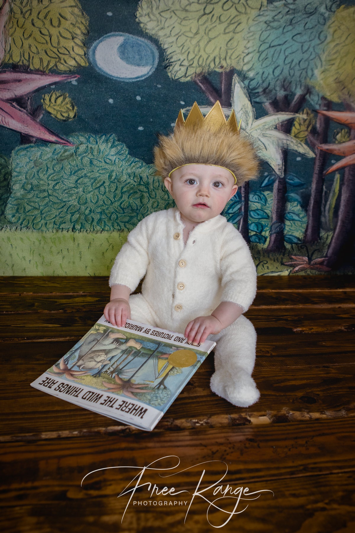 Newborn Baby Jungle Backdrop for Photography UK NB-219
