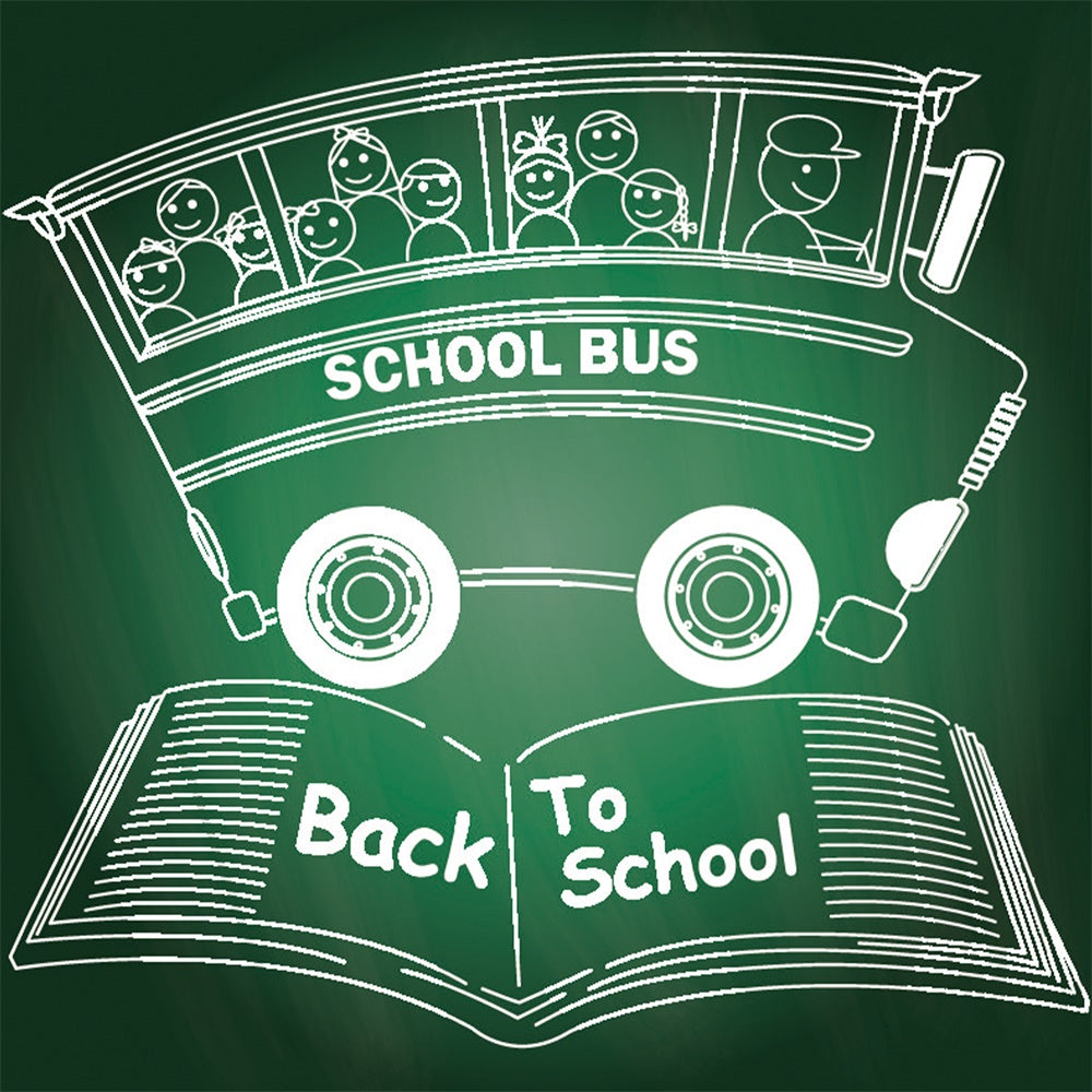 Magical School Bus Back to School Backdrop UK BRP7-21