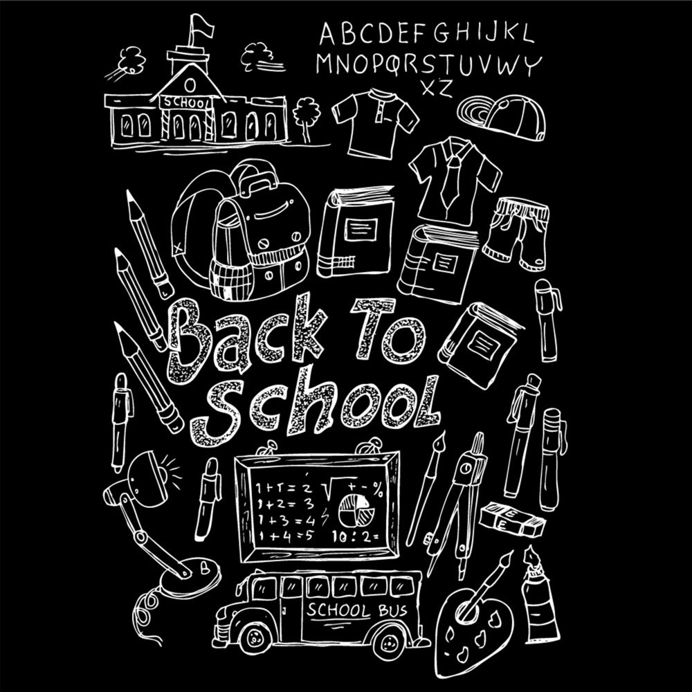 Back to School Little School Patterns Backdrop UK BRP7-35