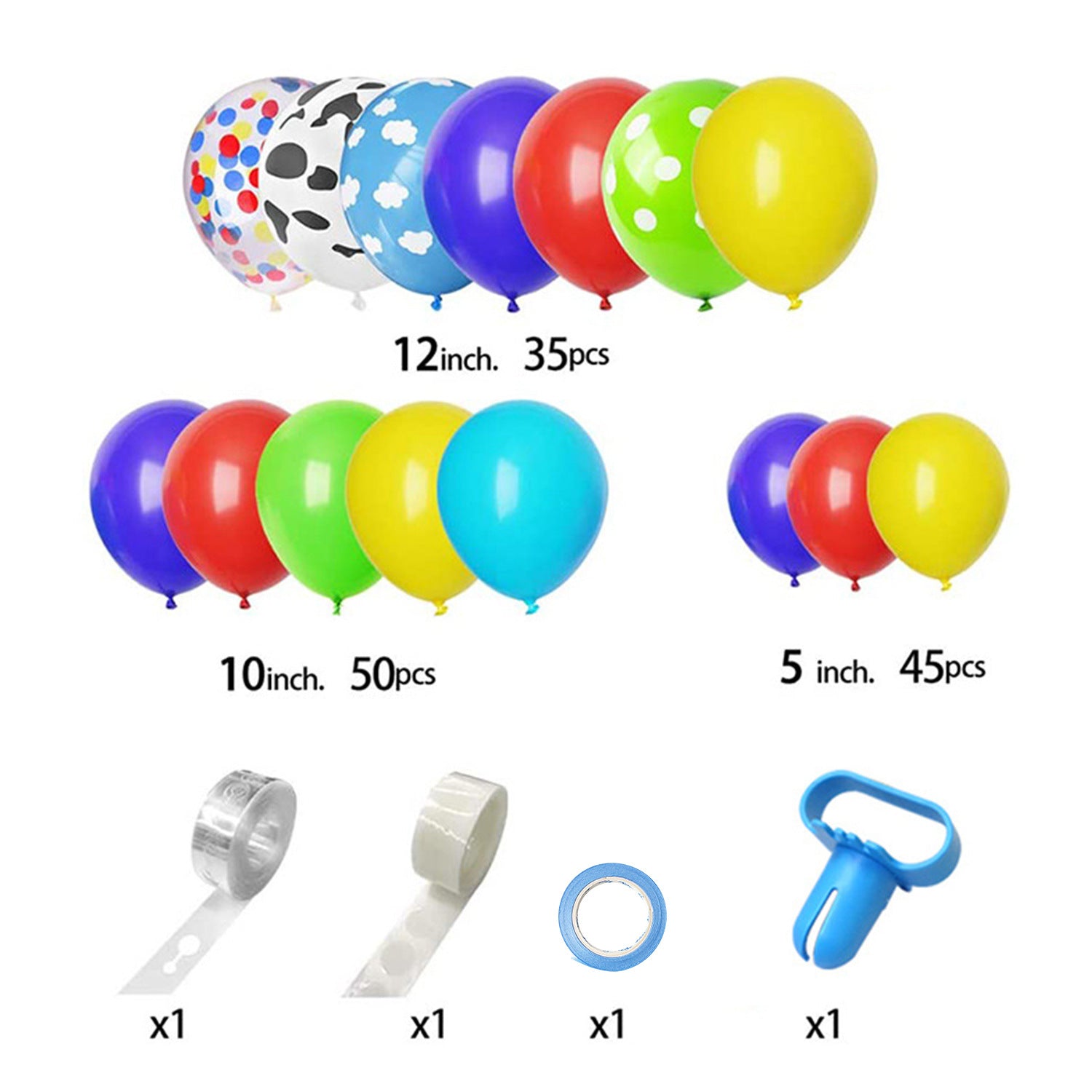 Toy Spot Dog Theme Series Balloon Chain Garland Venue Atmosphere Decoration Set BA33