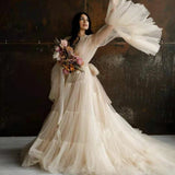 Gorgeous Tulle Princess A-Line Maternity Photography Dress RB17