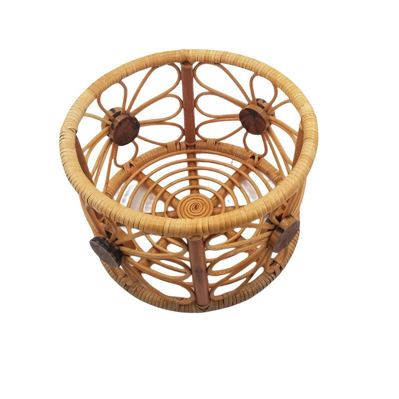 DBackdrop Bamboo Basket Newborn Photo Prop SYPJ9