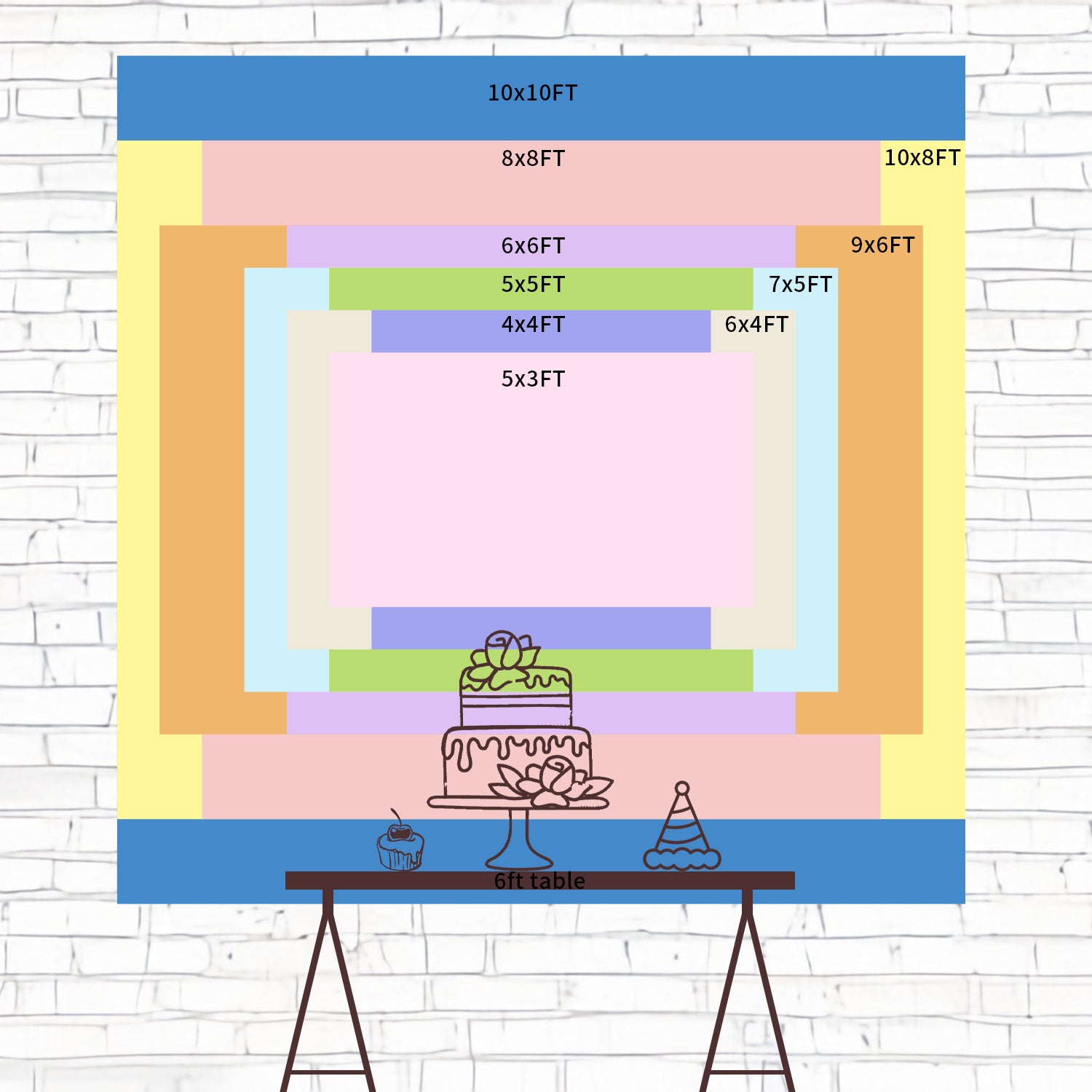 Baby Shower Backdrop Ideas Majestic Mountain View Backdrop UK CSH2-115