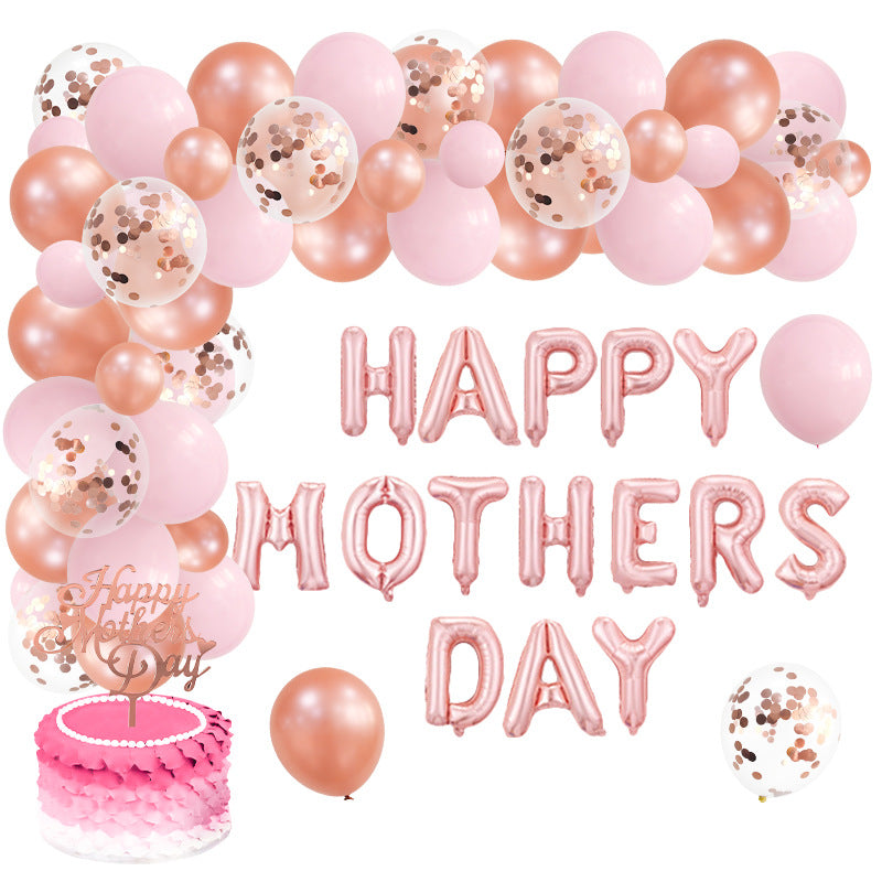 Mother's Day Set Balloon Chain Latex Arch Decoration BA7