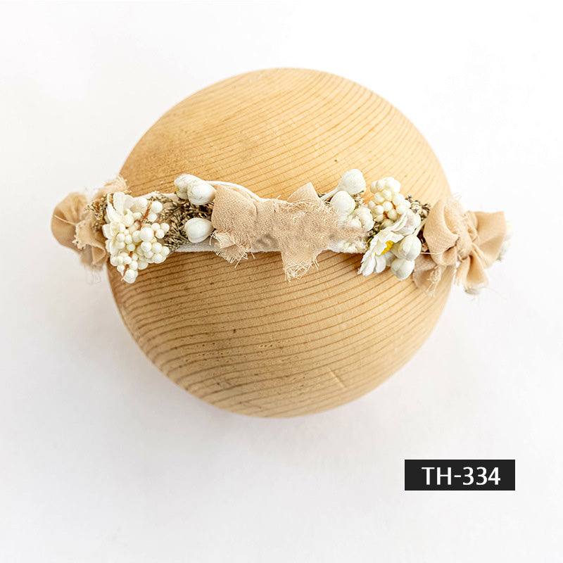 Newborn Photography Faux Flower Headband Hair Accessories TH3