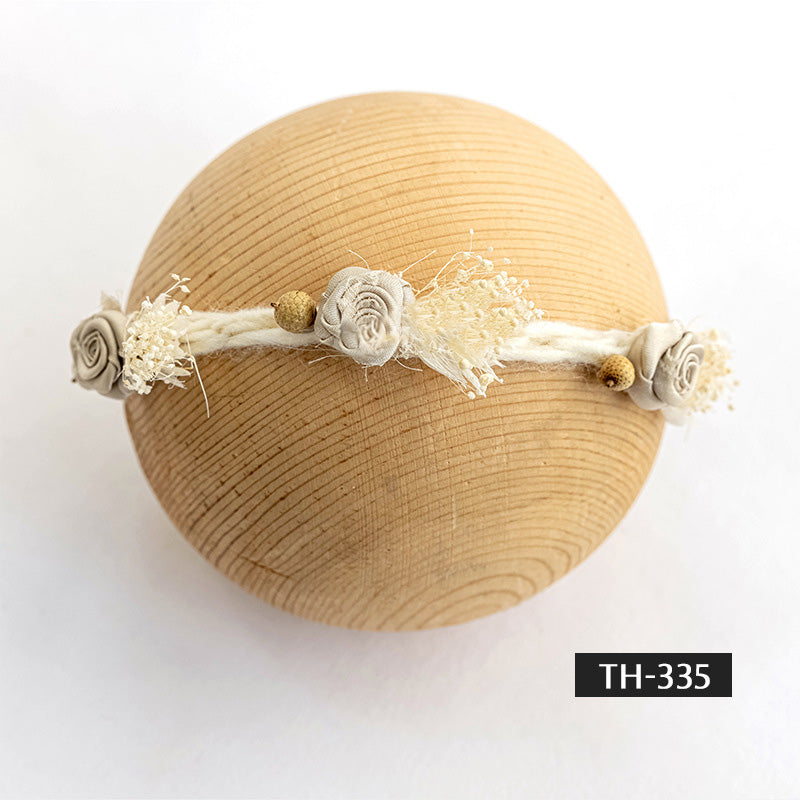 Newborn Photography Faux Flower Headband Hair Accessories TH3