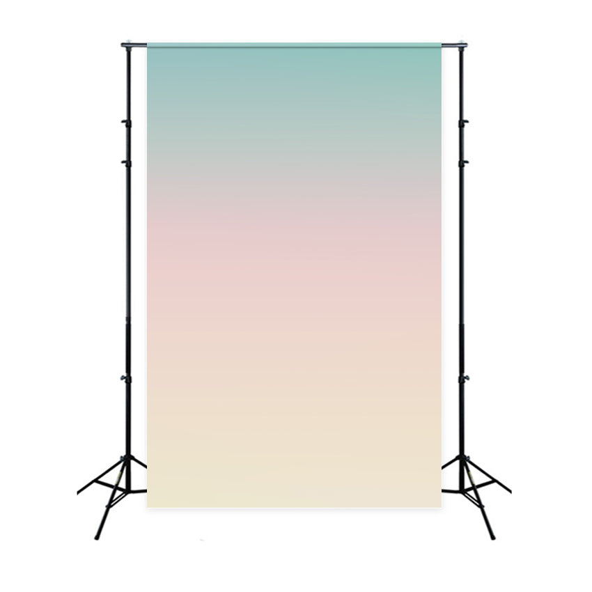 Portrait Backdrop Peach Mint Ombre Backdrop UK BRP-11-601