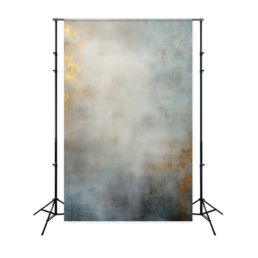 Portrait Grey Backdrop Stately Gold Grey Wall Backdrop UK BRP-11-619