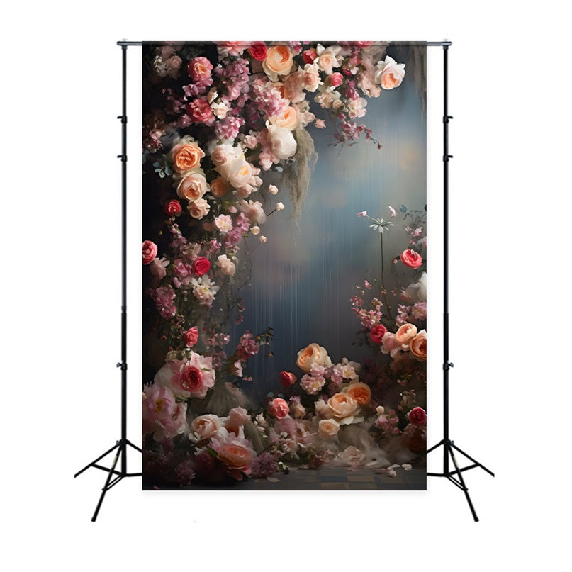 Portrait Backdrop Blossom Flower Wall Art Backdrop UK BRP-11-647