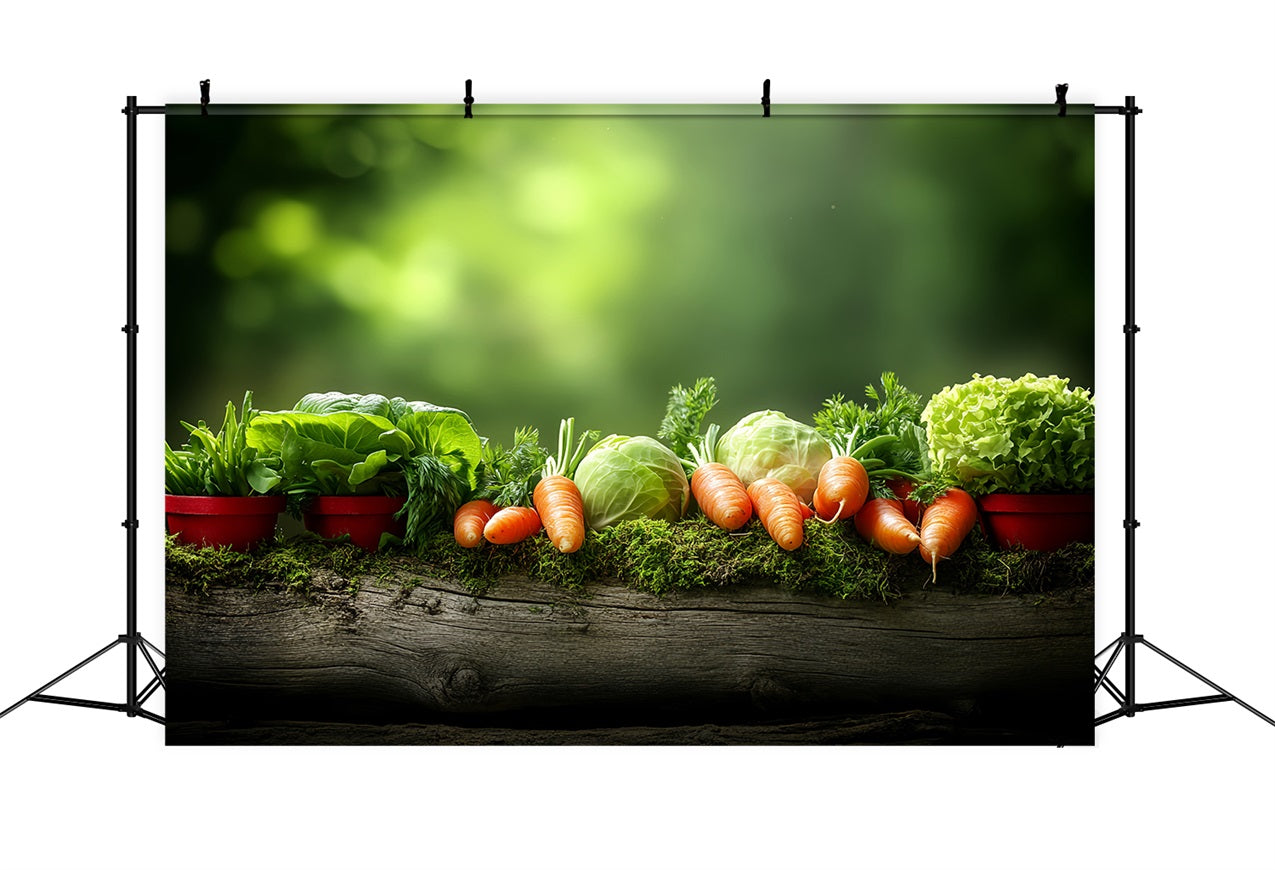 Spring Photography Backdrops Fresh Vegetable Display Backdrop UK BRP1-1