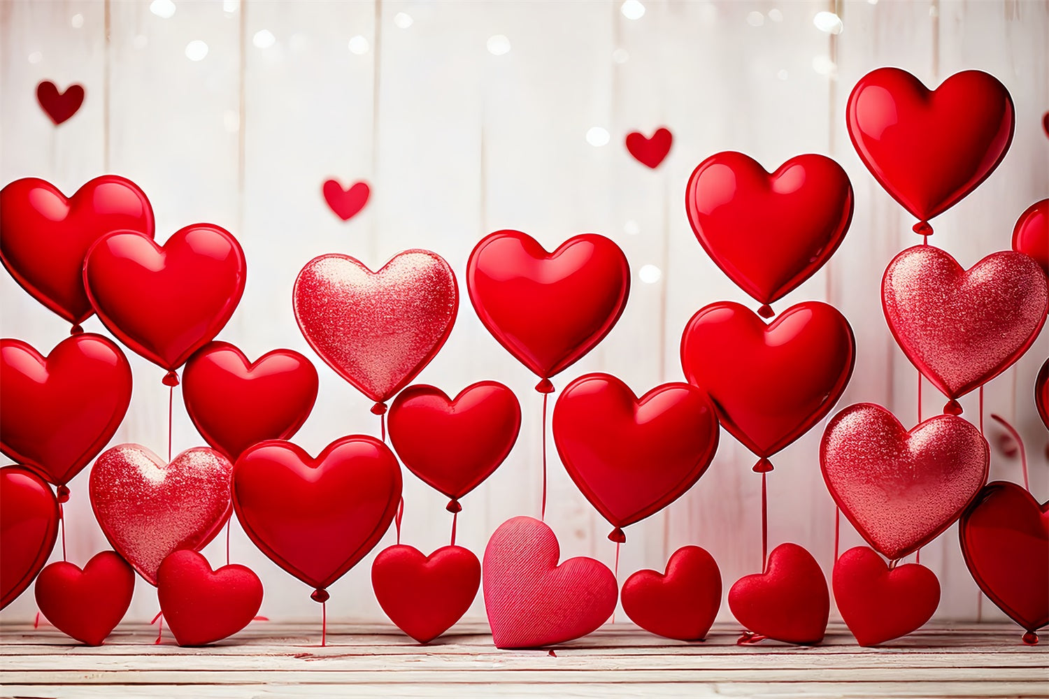 Valentine Backdrop Photography Red Heart Balloon Display Backdrop UK BRP1-105