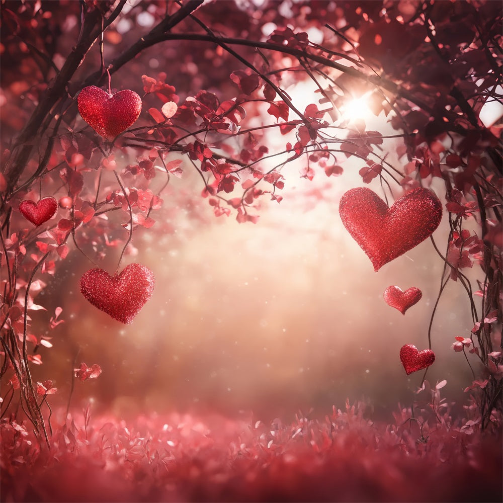 Valentine Backdrop Photography Heart Sparkles Dreamy Backdrop UK BRP1-118