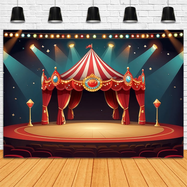 Circus Backdrops Stage Carnival Tent Starry Backdrop UK BRP1-175