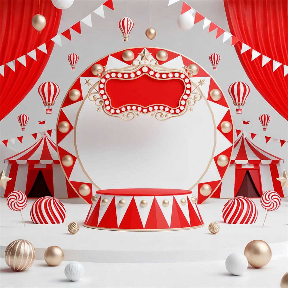 Carnival Party Backdrops Circus Tents Stage Backdrop UK BRP1-194