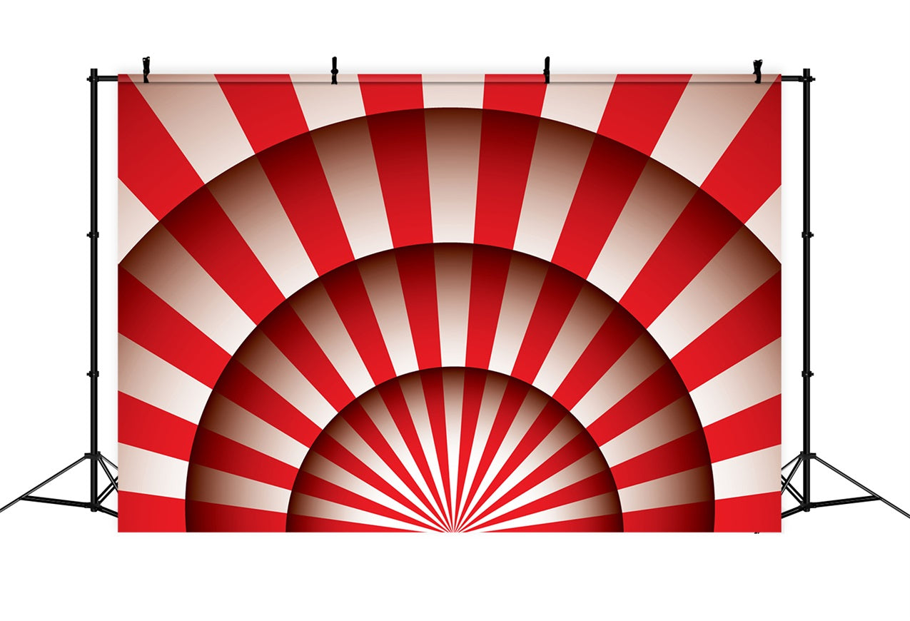 Carnival Photo Booth Backdrop Vintage Spiral Stripe Backdrop UK BRP1-198