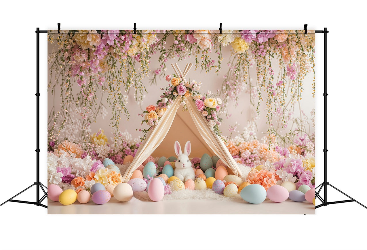 Easter Backdrops Photography Egg Bunny Paradise Backdrop UK BRP1-212