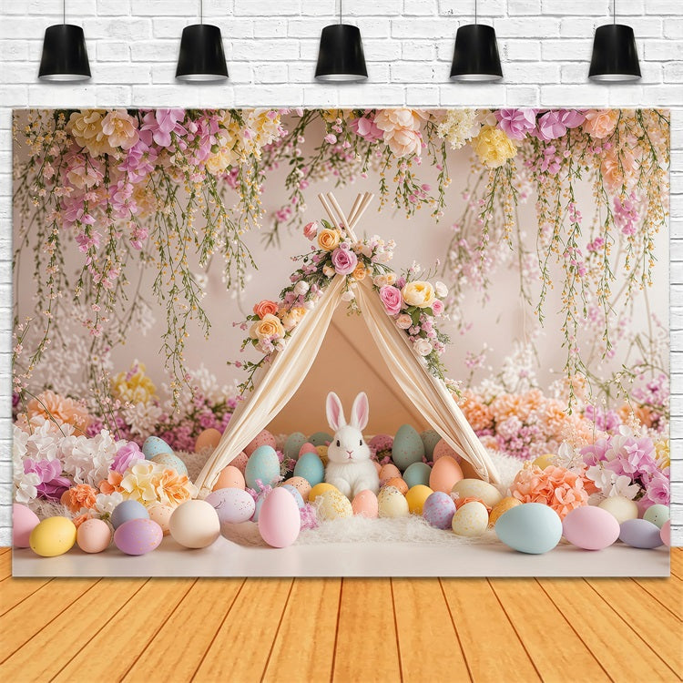 Easter Backdrops Photography Egg Bunny Paradise Backdrop UK BRP1-212