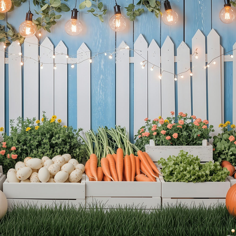 Photo Backdrops For Easter Fresh Produce Bunny Haven Backdrop UK BRP1-231