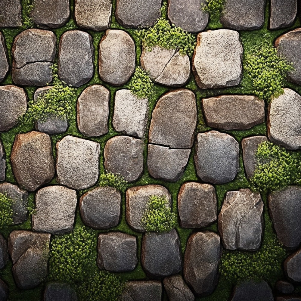 Photography Floor Backdrop Rustic Stone Moss Layers Floor Backdrop UK BRP1-26