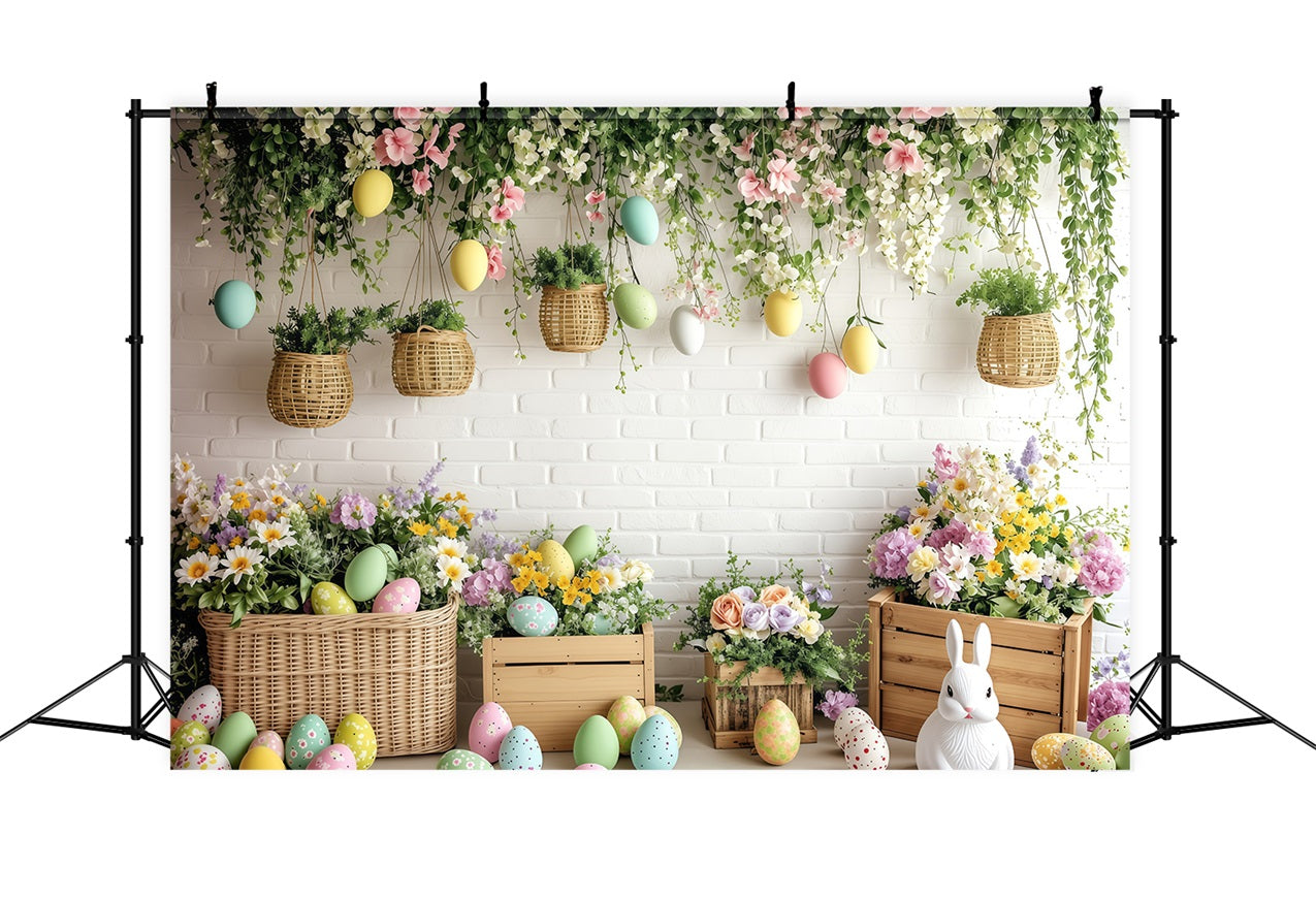 Backdrops Easter Pictures Hanging Ivy Pastel Backdrop UK BRP1-279