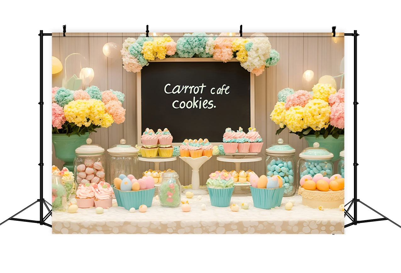 Easter Backdrops Pictures Sweet Treats Flower Decor Backdrop UK BRP1-298