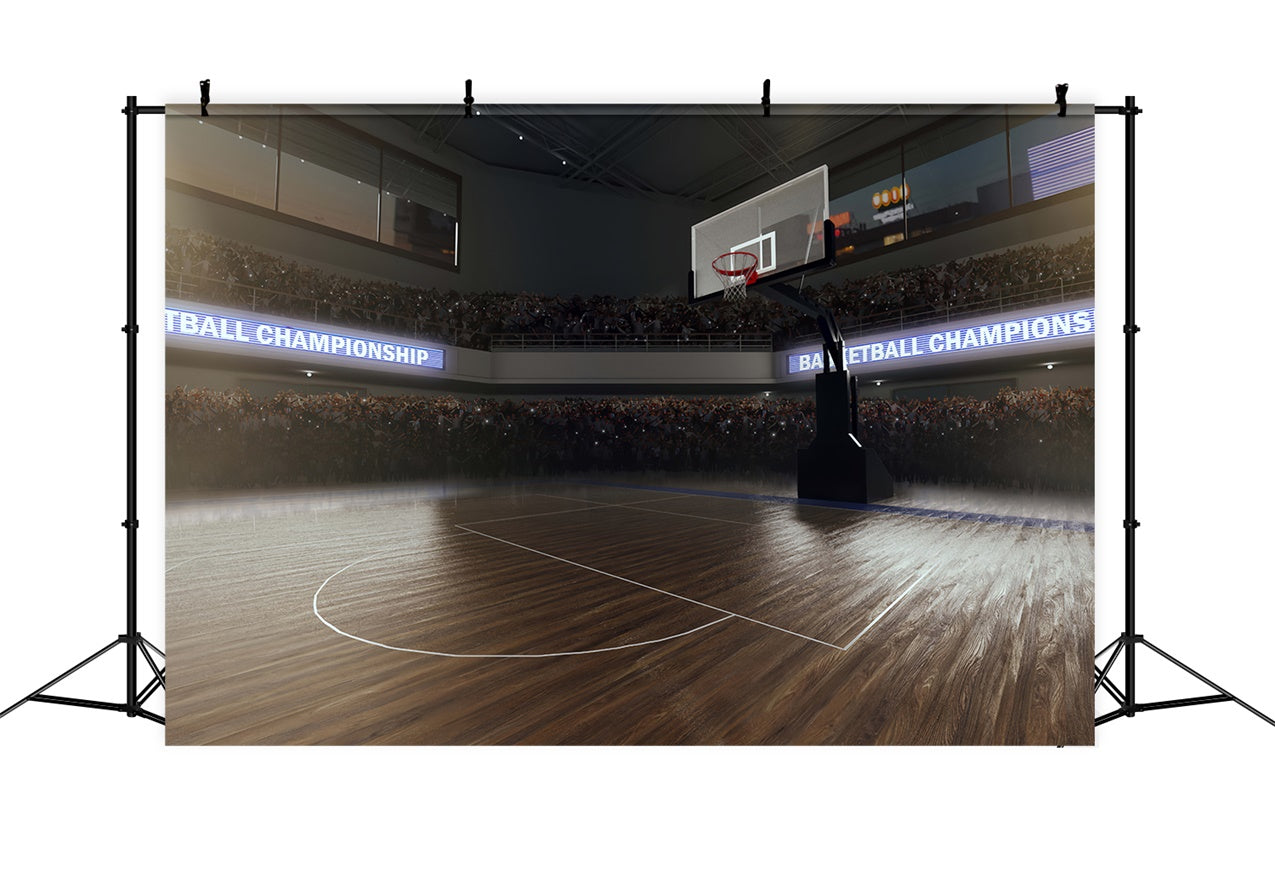 Basketball Photo Backdrop Lively Stadium Hoop Backdrop UK BRP1-324