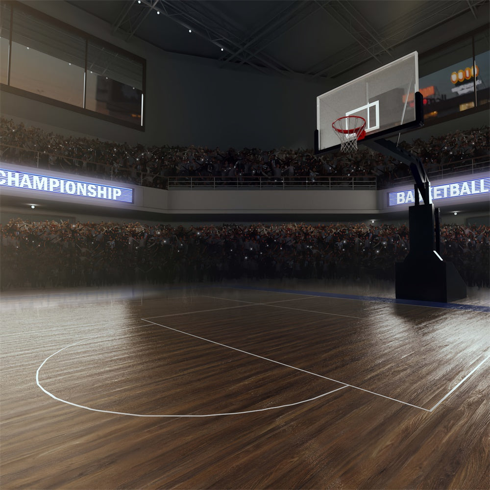 Basketball Photo Backdrop Lively Stadium Hoop Backdrop UK BRP1-324