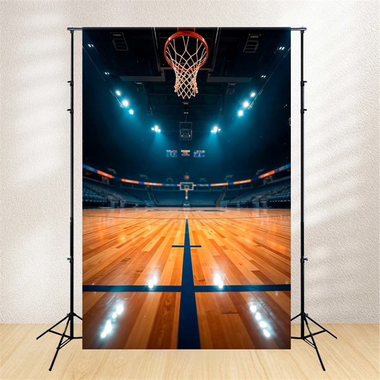 Basketball Court Backdrop Game Night Professional Backdrop UK BRP1-333