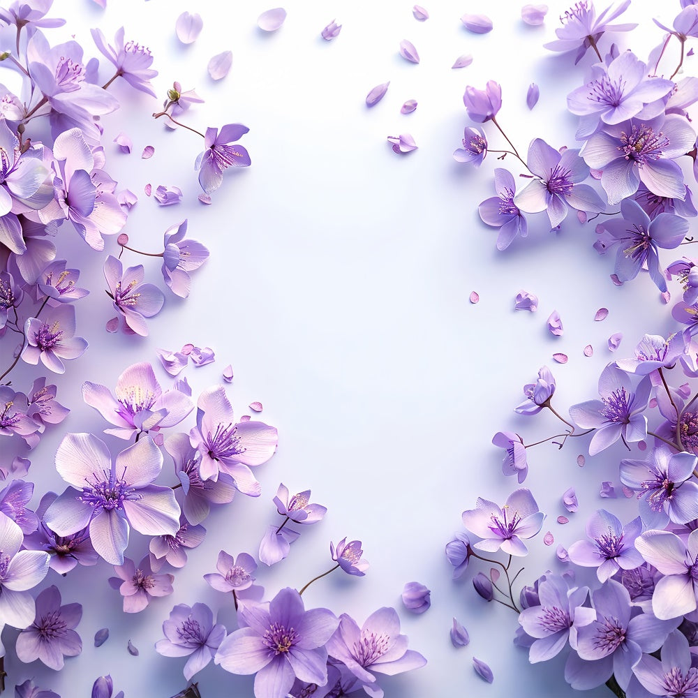 Flower Backdrop Photography Light Lavender Minimalist Backdrop UK BRP1-376