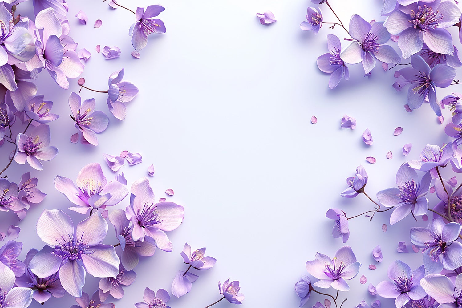 Flower Backdrop Photography Light Lavender Minimalist Backdrop UK BRP1-376