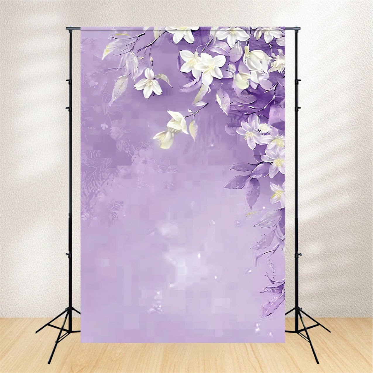 Floral Backdrop Photography Delicate Lavender Elegance Backdrop UK BRP1-387