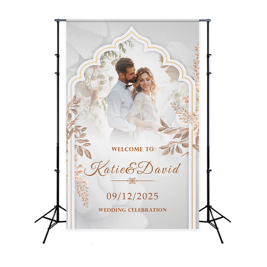 Custom Wedding Photo Backdrop Bliss Katie David Backdrop UK BRP1-394