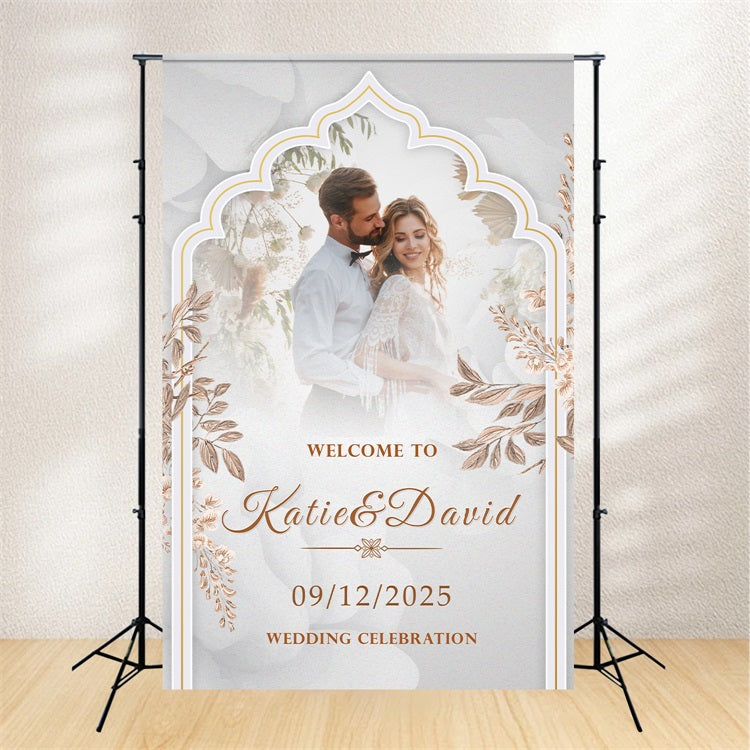 Custom Wedding Photo Backdrop Bliss Katie David Backdrop UK BRP1-394